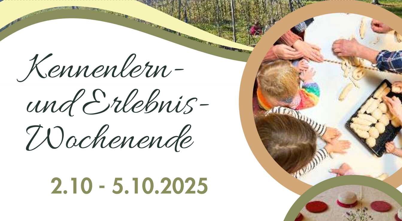 Teaserbild: Kennenlern- und Erlebnis-Wochenende 2.10 - 5.10.2025