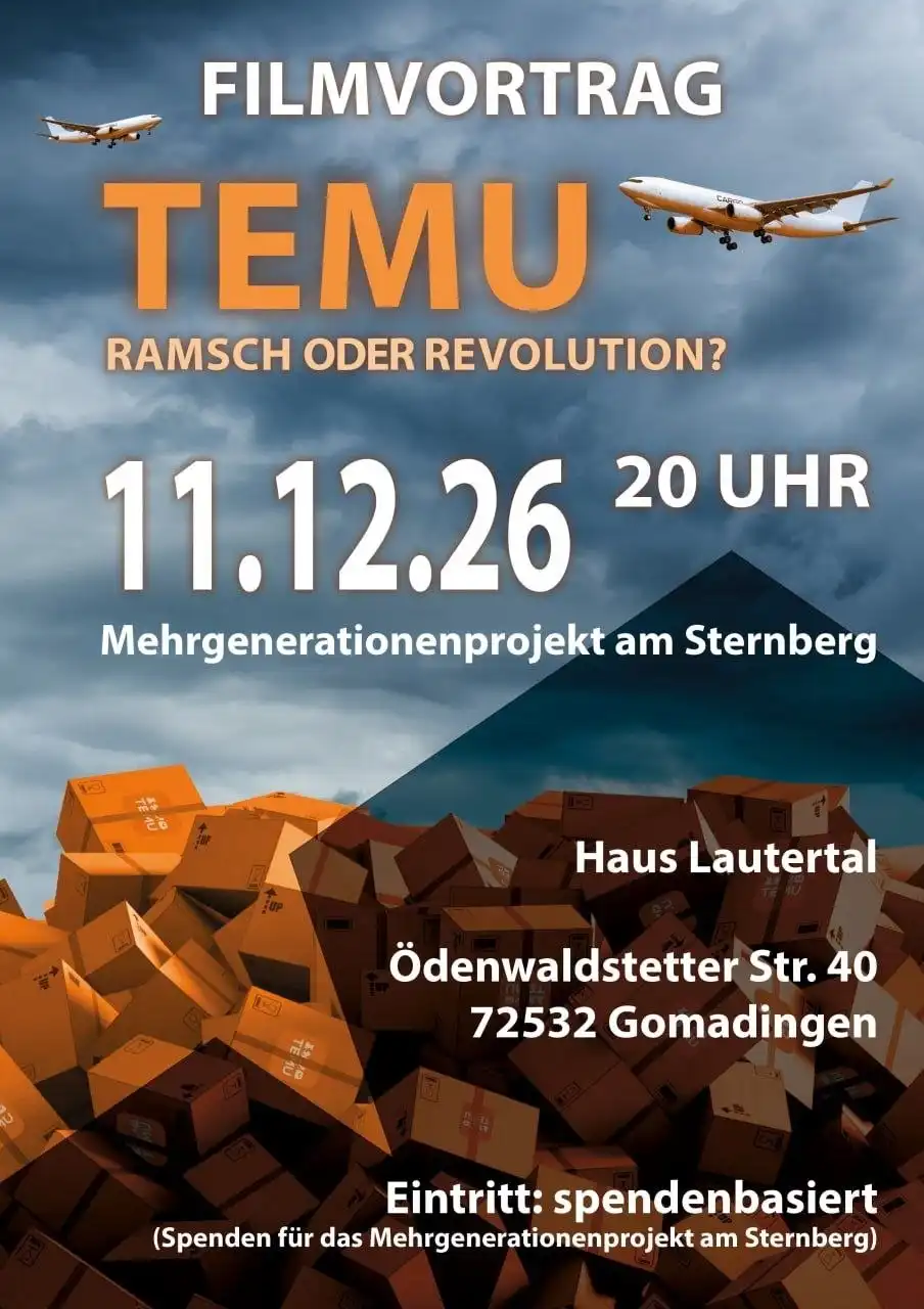 Airplanes in the sky. In front a heap of packages.